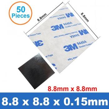 50pcs Thermal Adhesive Film for Aluminum Heatsinks