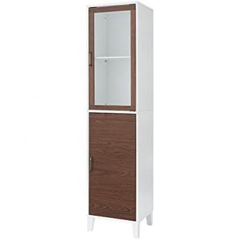 Tyler Wooden Bathroom Linen Tower Floor Cabinet