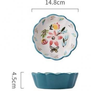 Japanese Style Ceramic Salad Bowl for Children