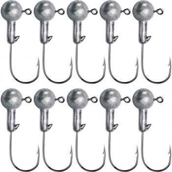 Boîte de Hameçons Carbone Turlutte – Pack Leurres Souples (1, 3,5, 5, 7, 10 g)