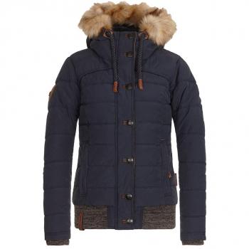 Naketo Damen Jacke Danger Klaus III – Dunkelblau, L