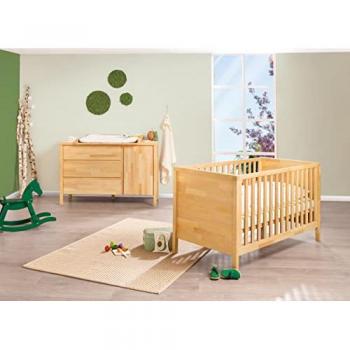 Pinolino Enno Kinderzimmer‑Set Extra-breit (Wickelkommode & Babybett)
