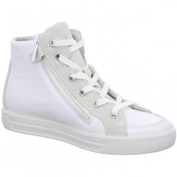 RICOSTA Beverly, Mädchen Hohe Sneaker, Weiß, Gr. 28