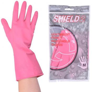 Pink Rubber Gloves