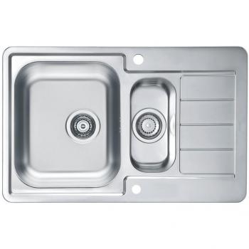 Lavello MaxiLine 79x50 cm Acciaio Inox con Scarico a Comando Remoto