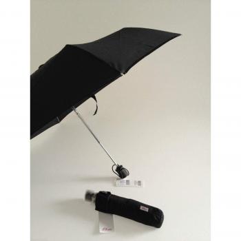 S.Oliver Smart Schirm Mini in Schwarz