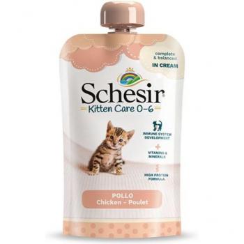 Schesir Kitten Cremiges Hühner-Nassfutter 20 x 150 g