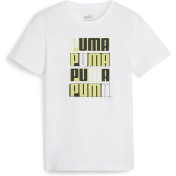 PUMA T-Shirt ESS+ LOGO LAB TEE B, Kinder, Gr. 176, weiß