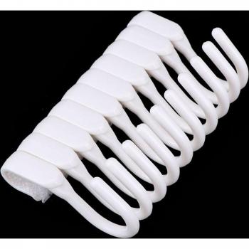 10pc Plastic Kitchen Hooks for Towels and Utensils