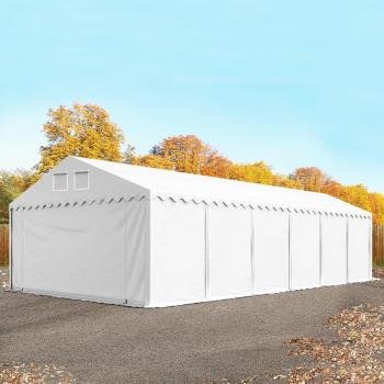 Abri de stockage TOOLPORT 6x12 m blanc anti-feu