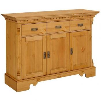 HOME AFFAIRE Sideboard Milan, Massivholz, beige