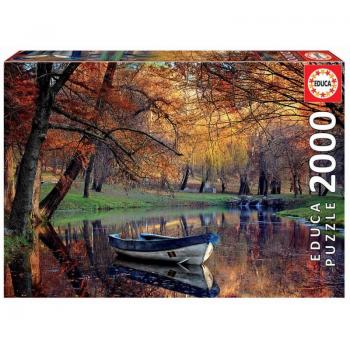Educa Puzzle Barca sul Lago 2000 Pezzi