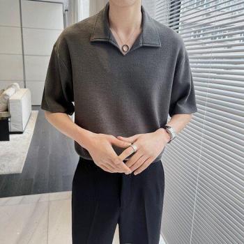 Men's Summer Waffle Polo Tee