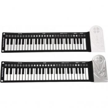 Children's 49-Key Silicone Roll-Up Piano