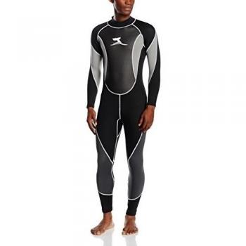 Ts-ideen Traje de neopreno 3 mm Shorty con malla