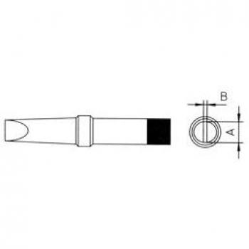Weller Lötspitze PT Meißel E7/5,6 x 1,2 mm 370°C gerade