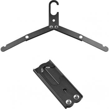 Organisateur de garde-robe pliant en aluminium