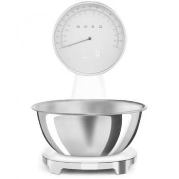 Smeg KSF01WHWW Küchenwaage (Portionswaage, 5 kg, Weiß)
