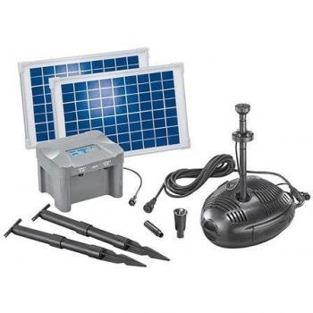 Solarteichpumpe ESOTEC Milano – 20 W LED‑Modul, Akkuspeicher