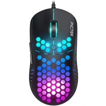 Mouse PICTEK Retroilluminato a 7 Pulsanti RGB