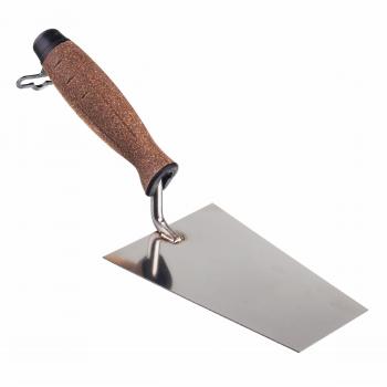 Awtools Barra Trapezoidale 150 mm, Stile Inox, Maniglia di Sughero