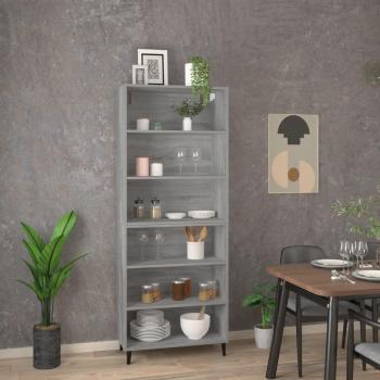 VidaXL Highboard Grey Engineered Wood Sonoma