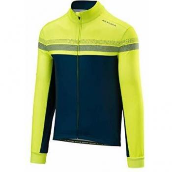 Altura Men's NightVision 4 Long-Sleeve Shirt – Yellow/Blue Hi‑Vis, 2X‑Large