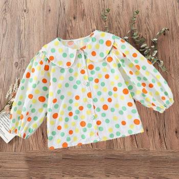 Blusa Floral de Algodón para Niña