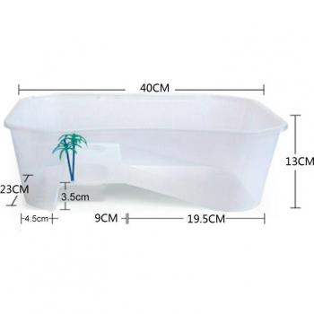 Aquarium exotique “Lagune” – tortue, écrevisse et décor cocotier