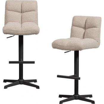 Vinny Barhocker Set, drehbar und höhenverstellbar
