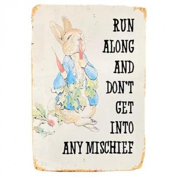Beatrix Potter Peter Rabbit Metal Sign