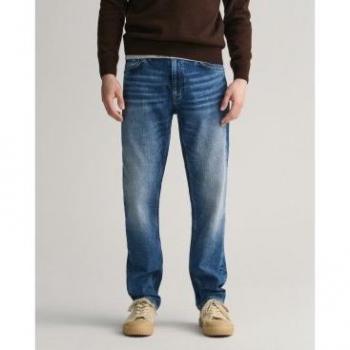 Blouse Slim Blue Denim Homme 36