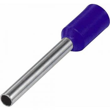 Embout simple pour câble Vogt 460508 2.50 mm² x 8 mm bleu partiellement isolé 100 pcs