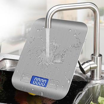 LCD Electronic Kitchen Weighing Scale 10kg/5Kg Stainless Steel