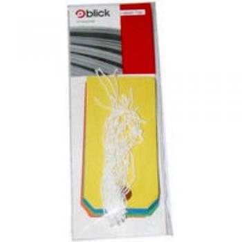 Blick Luggage Tag Assorted Colours Pack of 100
