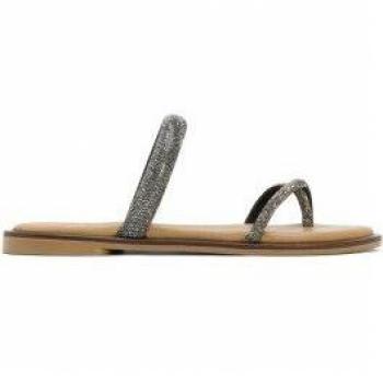 Sandalias de mujer Porronet 3008 plateado plomo