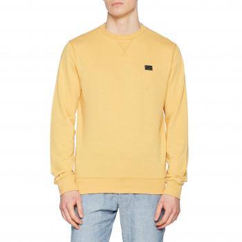 Camiseta Billabong All Day Crew, Hombre, Amarillo, Mustard Heather