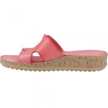 Eloise Coral Leather Mule for Women