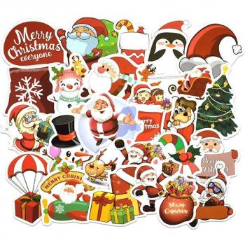 Ensemble de décalcomanies Joyeux Noël