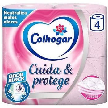 Kit de Natal! COLHOGAR Cuida e Protege 1 und 4 + 2 Rolos de Papel Higiênico