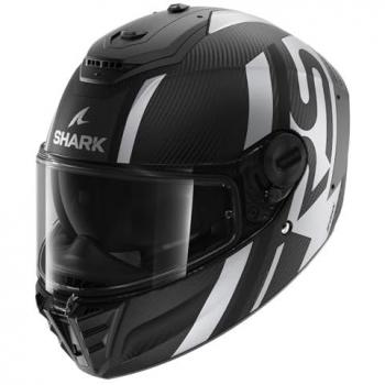 Shark Spartan RS Carbon Shawn, Integralhelm Matt Schwarz/Silber S male