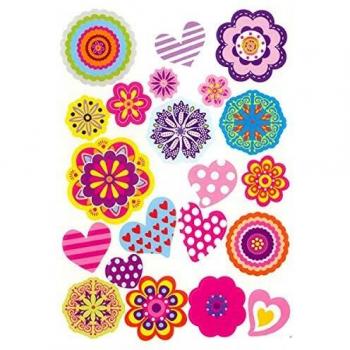 Gommettes Fleurs Psychédéliques