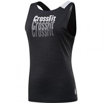 Camiseta de Entrenamiento Reebok RC Activchill, Tirantes, Mujer, Negro