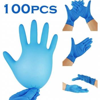 Wonderlife 100pcs Disposable Rubber Gloves