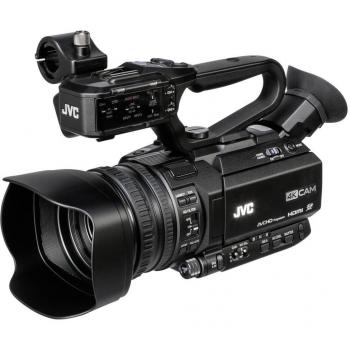 Cámara de video profesional JVC 4K GY-HM170E con empuñadura KA-HU1
