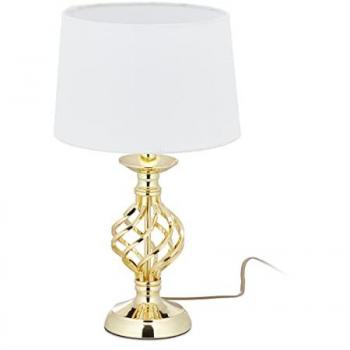 Lampada da Tavolo Relaxdays Touch Moderna E14 Dimmerabile