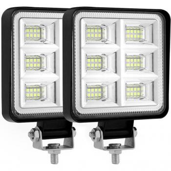 Luces de cubierta marina LED, barra de luz esparcidora de 4 pulgadas