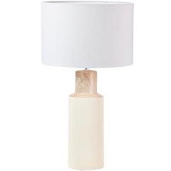 Adda Home Lámpara Cerámica Blanca 38x38x68,5 cm – Diseño Minimalista