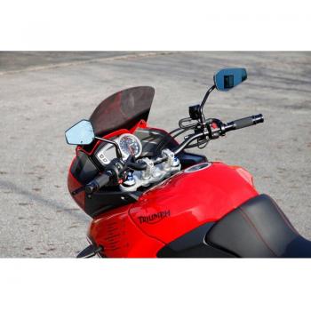 Pontet guidon moto LSL X-bar Silver