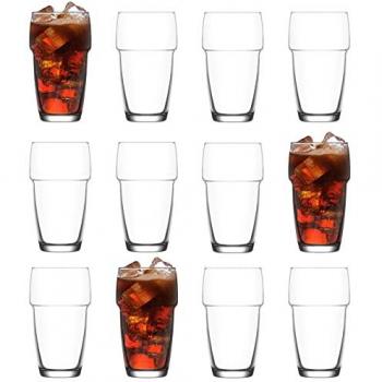 Galata Clear Stacking Highball Glasses Set